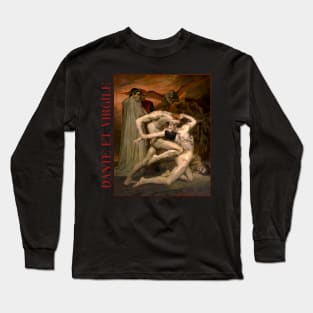 Dante and Virgil in Hell by Bouguereau Long Sleeve T-Shirt